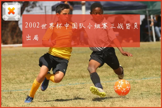 2002世界杯中国队小组赛三战皆负出局